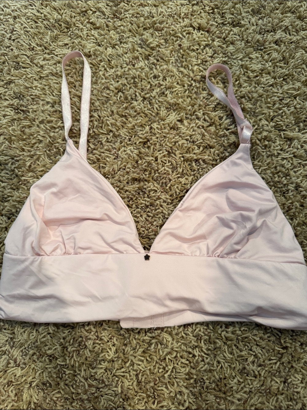 Intimo Light Pink Triangle Bralette